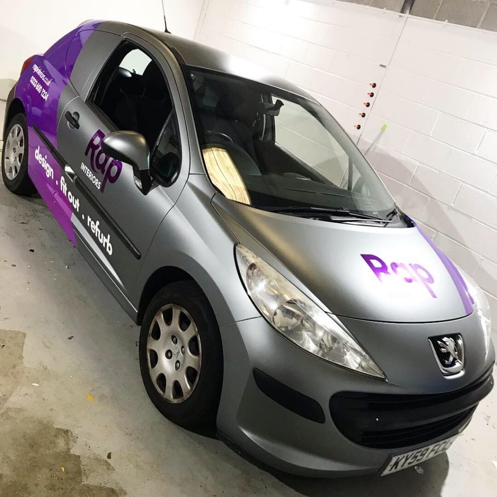Rap Interior Van Branding