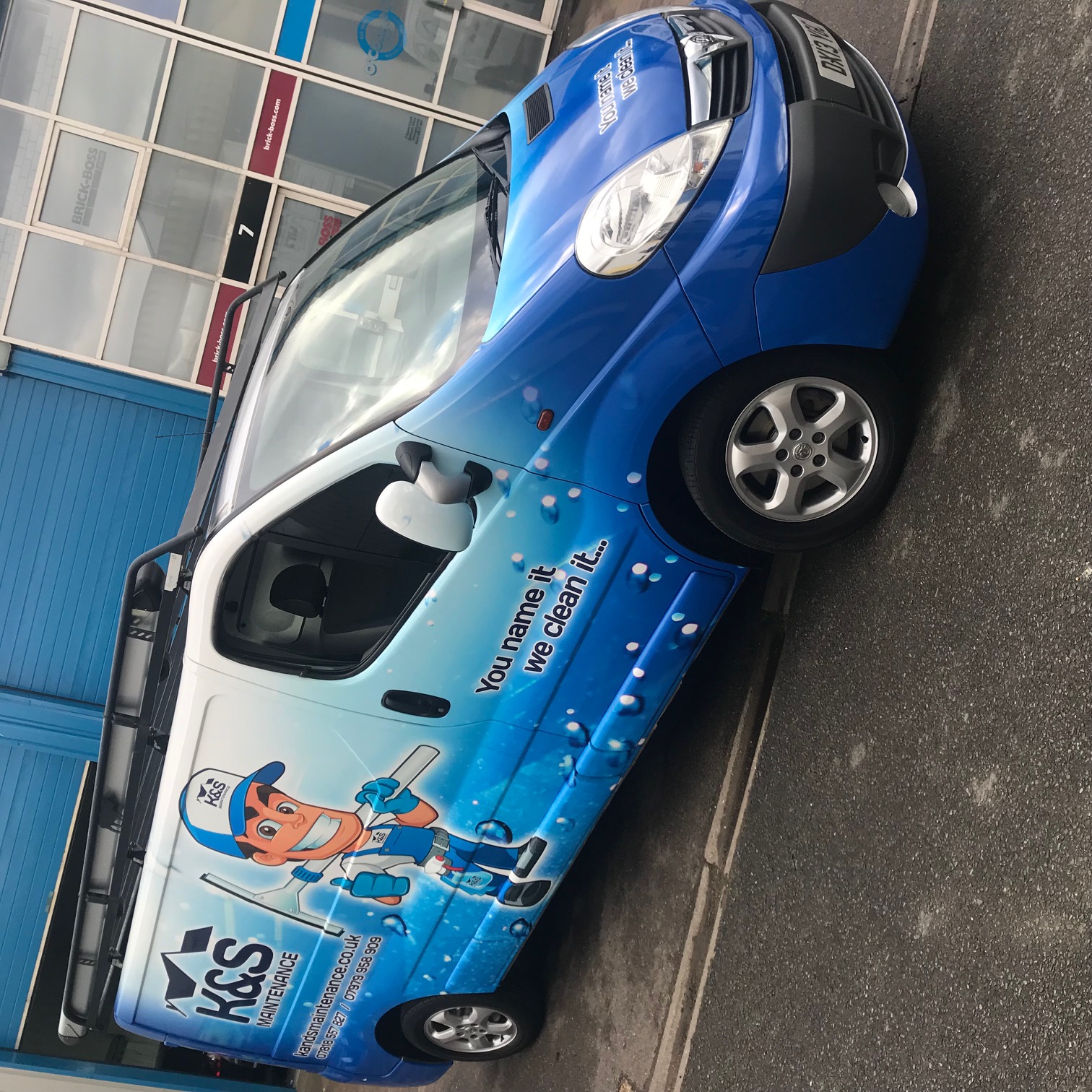 Van graphics fitted by Autowrap