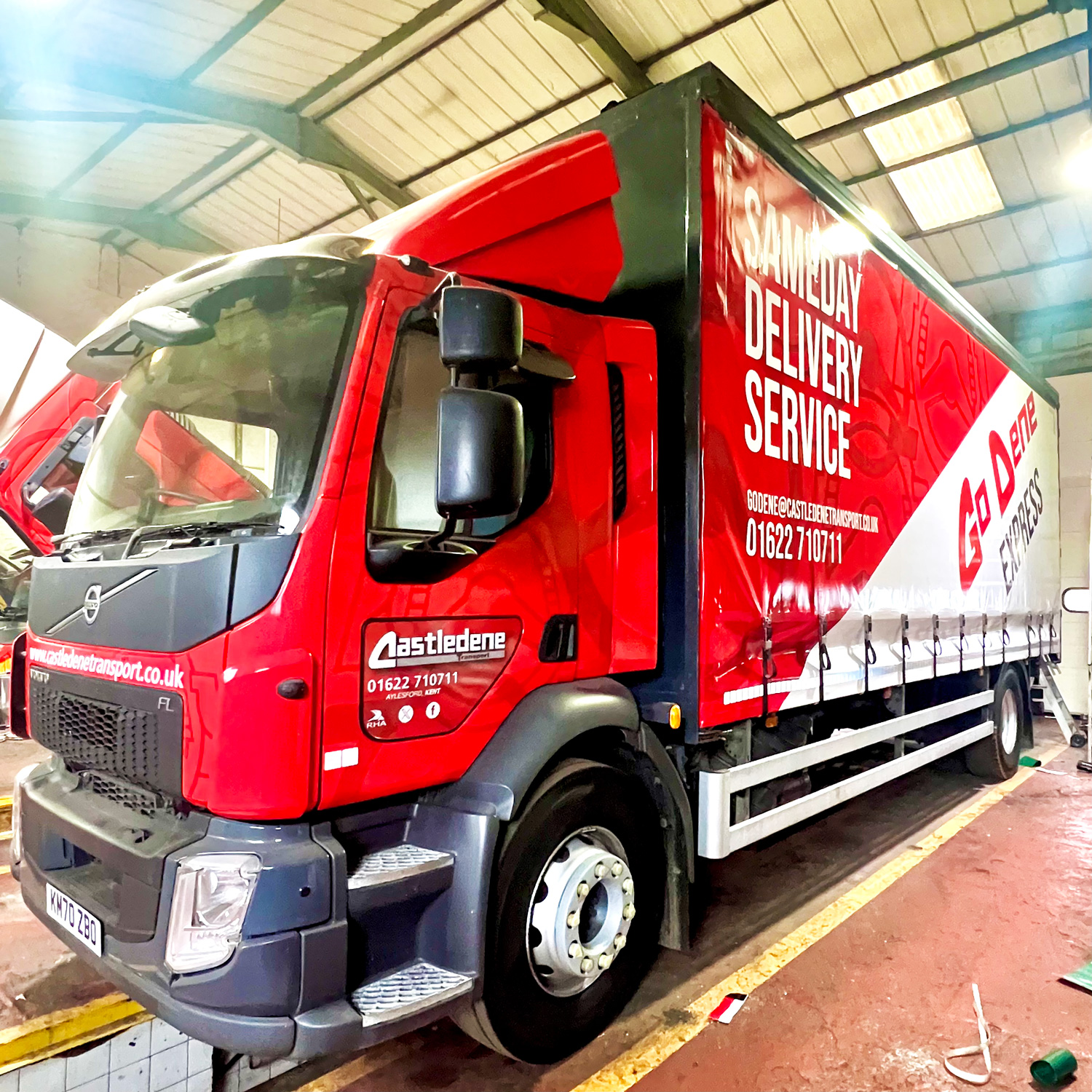 Castledene full truck wrap