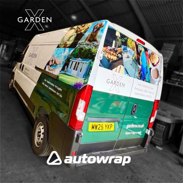 Garden X van wrap