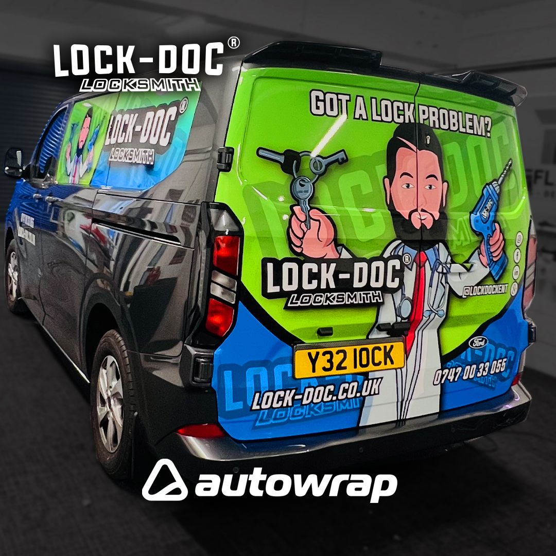 Lock Doc Transit van wrap, Kent