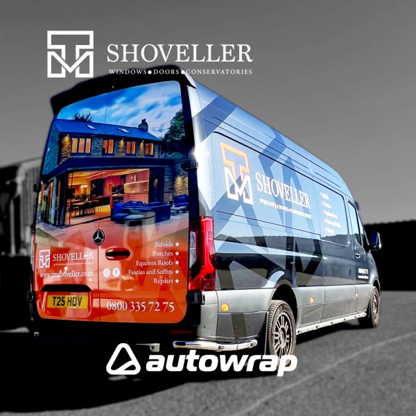 Shoveller van with full wrap