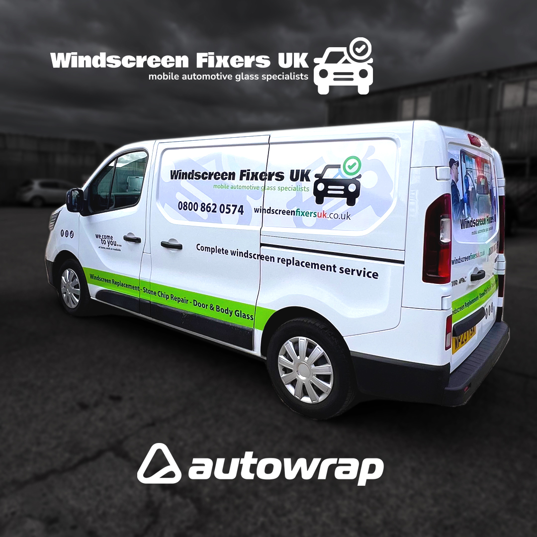 Windscreen Fixers van wrap, Kent